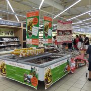 Stand produits Les Plaisirs du Sud - Hyper U - Plein Sud Olives