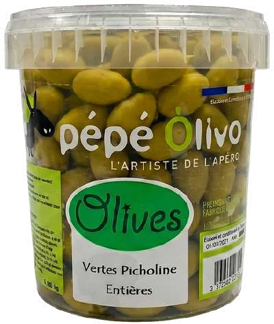 Pot professionnel Pépé Olivo d’olives vertes Picholine